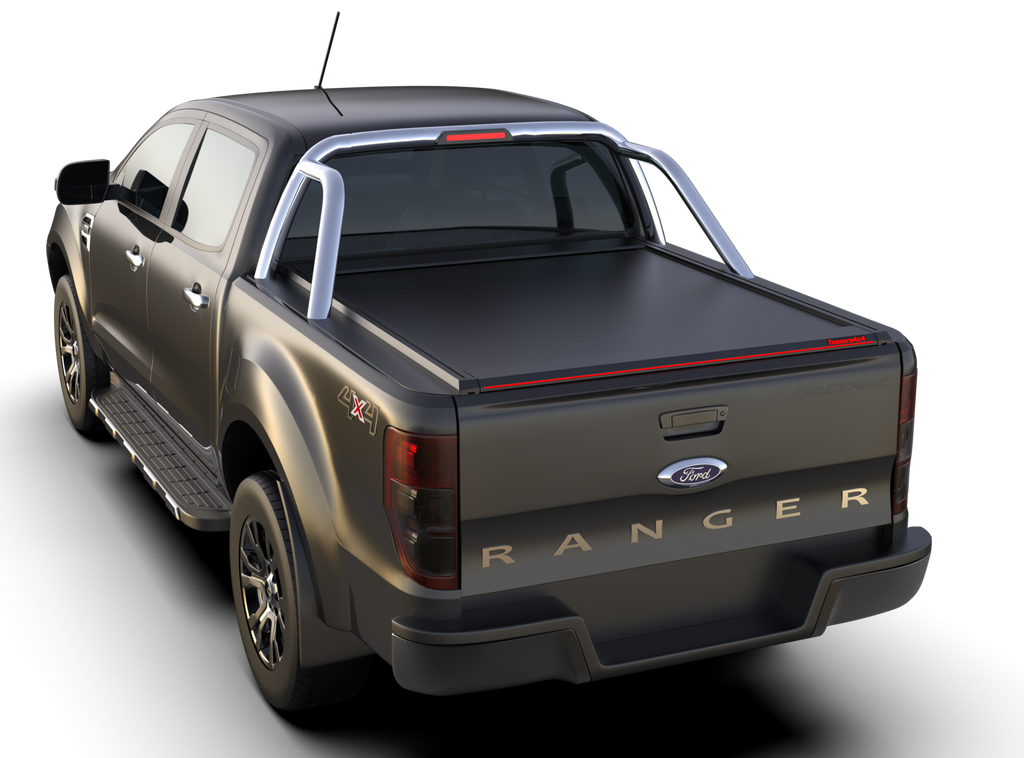 Tessera Roll+ Laderaumabdeckung "Basic" für FORD Ranger LIMITED D/C ab 11/2012+ & 2016+& 2020+ TESS 1406 ROLL black matt