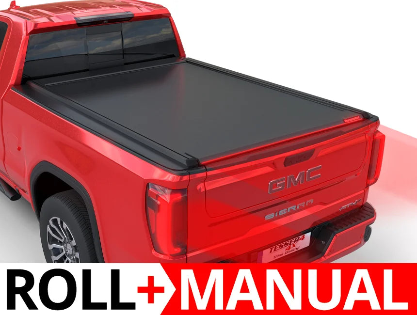 Tessera Roll+ Laderaumabdeckung "Basic" für GMC Sierra 1500 2014-2018 8 feet TESS 1451 ROLL black matt