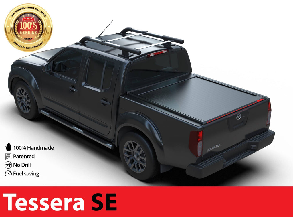 Laderaumabdeckung Tessera SE für Nissan Navara D40 D/C (SHORTBED 156cm) TESS 150 SE black matt