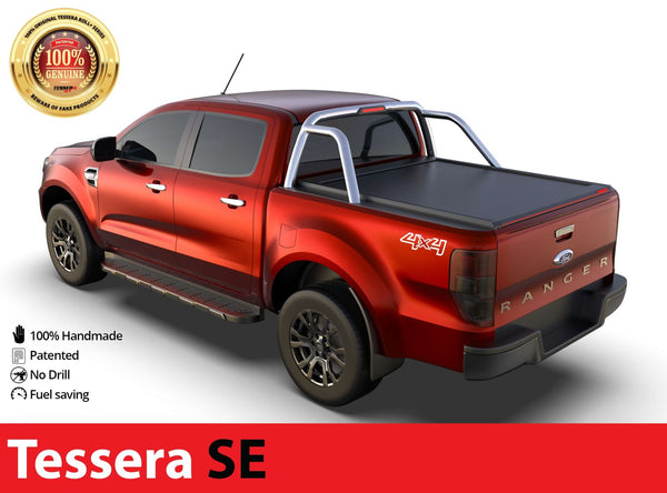 Laderaumabdeckung Tessera SE für Ford Ranger Limited D/C ab 2012+ & 2016+ & 2020+ TESS 1506 SE black matt