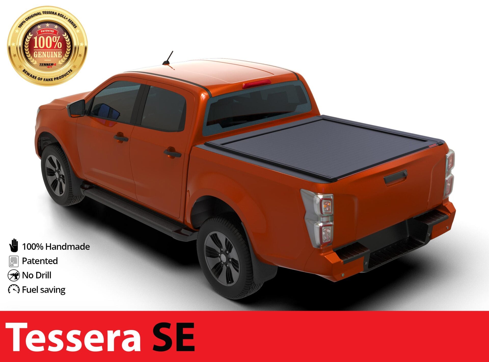 Laderaumabdeckung Tessera SE für ISUZU D-Max 2021+ D/C TESS 15041 SE black matt