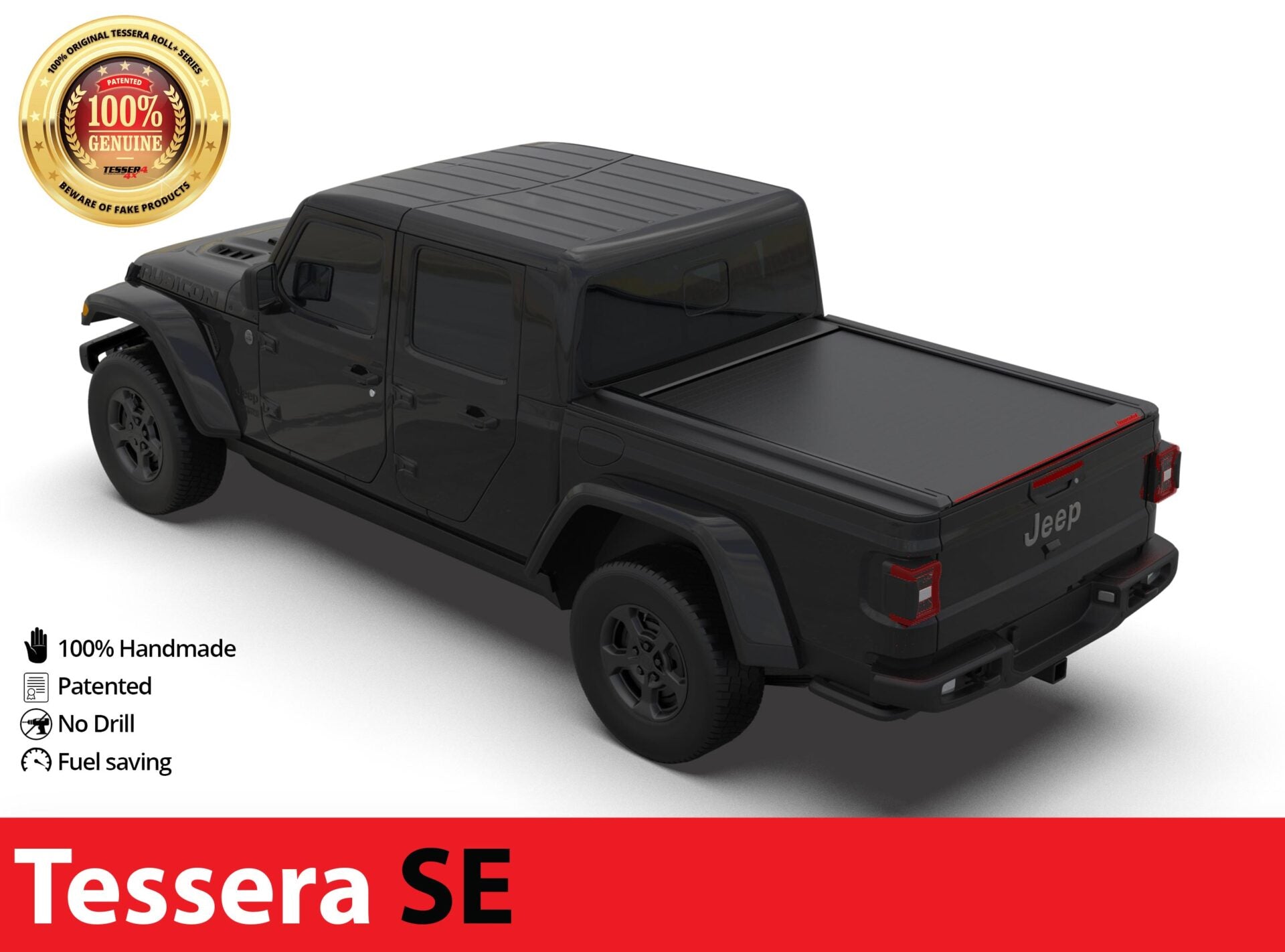 Laderaumabdeckung Tessera SE für Jeep Gladiator 2020+ D/C TESS 1522 SE black matt