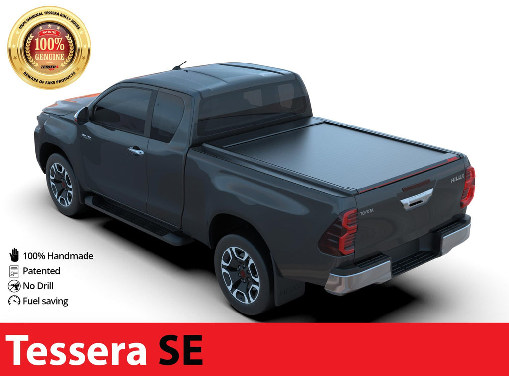 Laderaumabdeckung Tessera SE für Toyota Hilux Revo 2016+ S/C TESS 1517 SE black matt