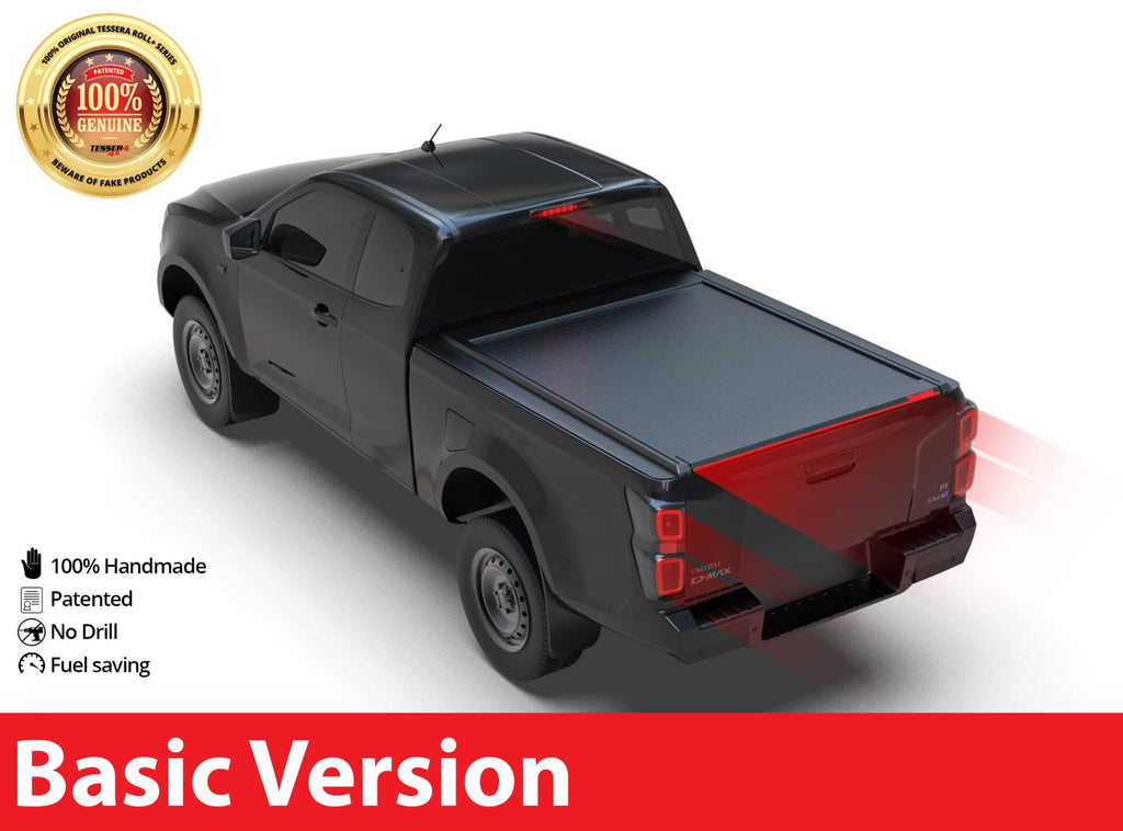 Tessera Roll+ Laderaumabdeckung "Basic" für ISUZU D-Max S/C EXTRAKABINE 2021+ TESS 14051 ROLL black matt