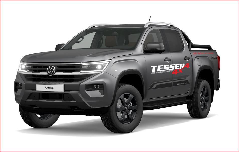 Tessera Roll+ Laderaumabdeckung "Basic" für Volkswagen Amarok PanAmericana 2023+ D/C Double Cab TESS 14012 ROLL black
