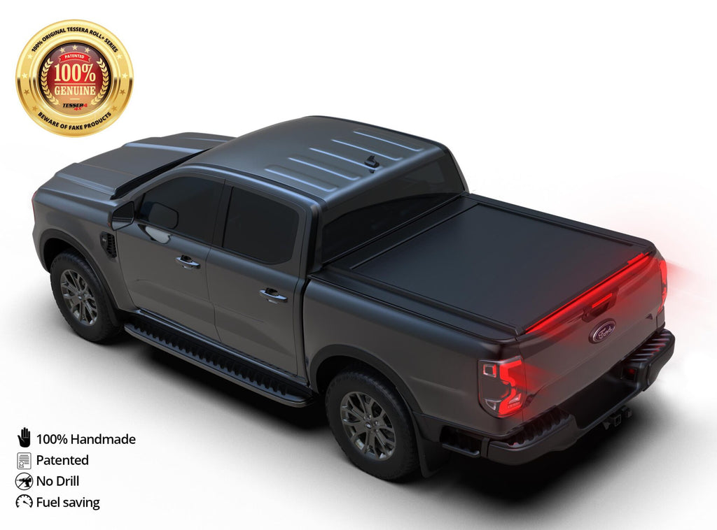Tessera Roll+ Laderaumabdeckung "Basic" für FORD Ranger T6.2 (P703) 2023+ TESS 14060 ROLL black matt