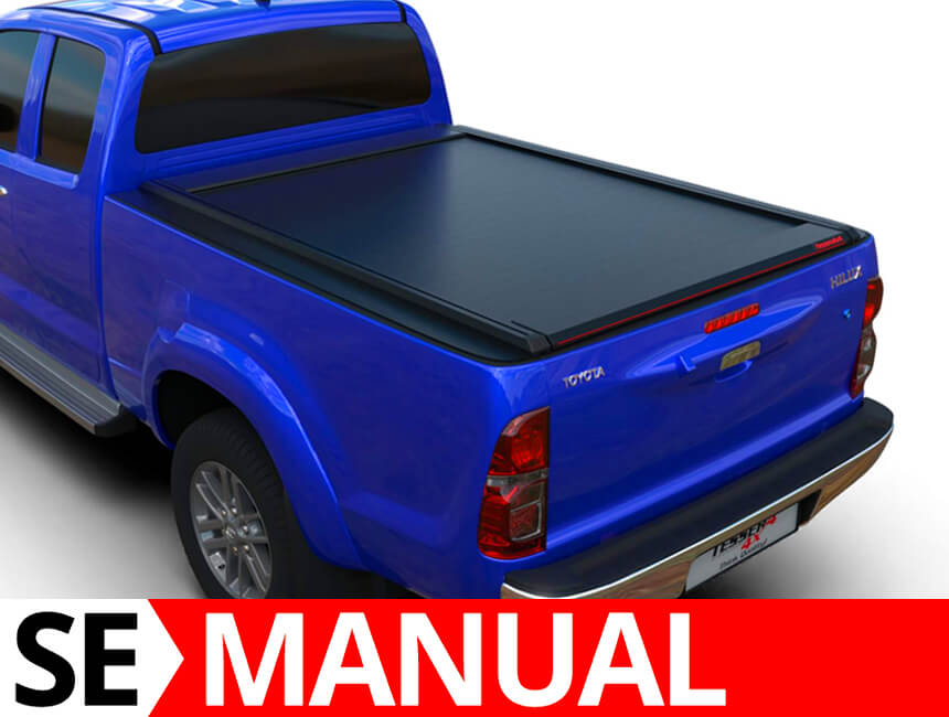 Laderaumabdeckung Tessera SE für Toyota Hilux (Vigo) '03-2005->'06-2016 S/C TESS 1503 SE black matt