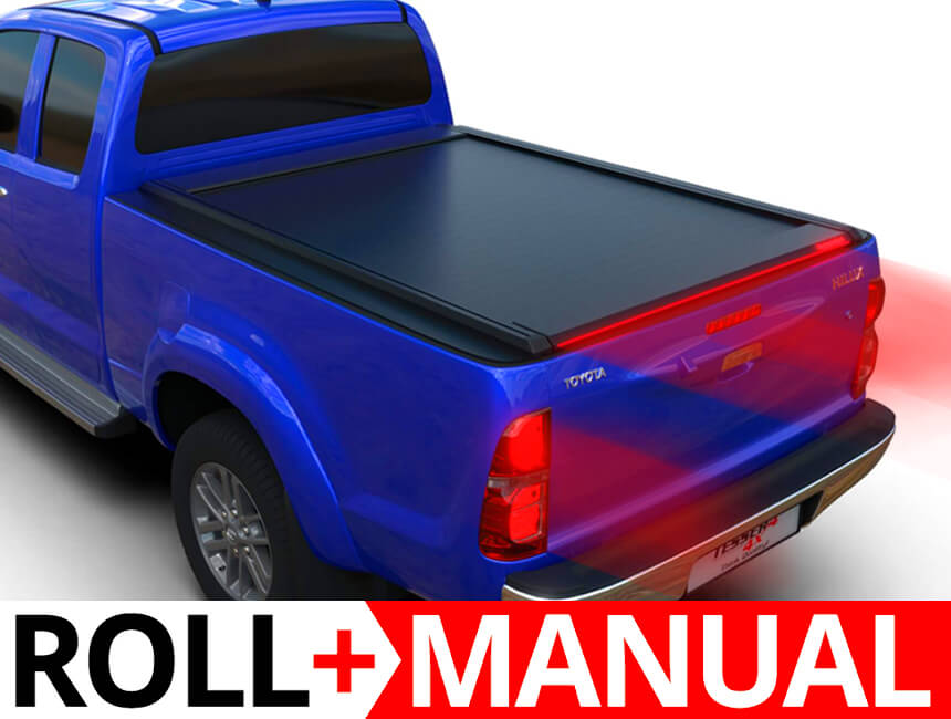 Tessera Roll+ Laderaumabdeckung "Basic" für Toyota Hilux (Vigo) '03-2005->'06-2016 S/C TESS 1403 ROLL black matt