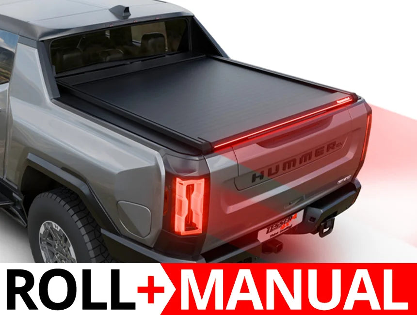 Tessera Roll+ Laderaumabdeckung "Basic" für GMC Hummer EV 2023+ crew cab TESS 1456 ROLL black matt