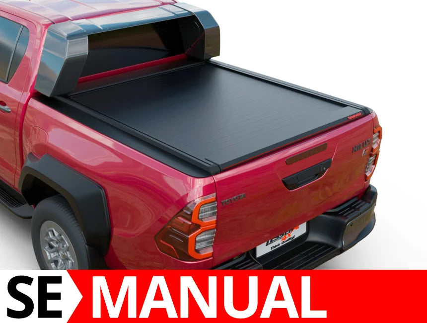 Laderaumabdeckung Tessera SE für Toyota Hilux Revo GR II 2025+ mit OEM Überrollbügel TESS 15162 SE black matt