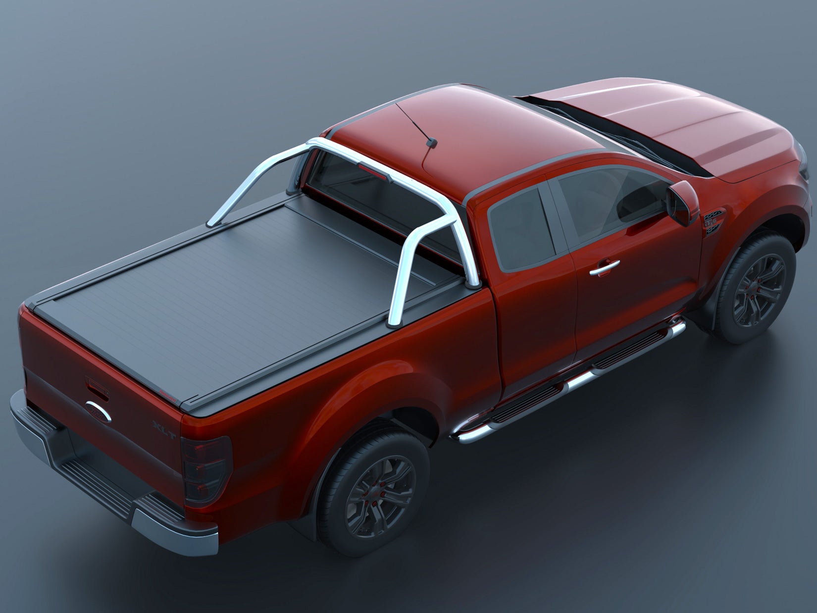 Laderaumabdeckung Tessera SE für Ford Ranger Limited S/C ab 2012+ & 2016+ & 2020+ TESS 1507 SE black matt