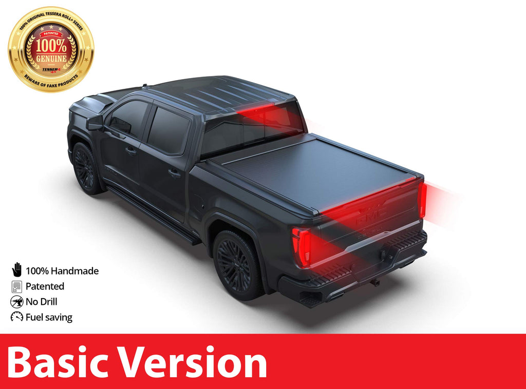 Tessera Roll+ Laderaumabdeckung "Basic" für GMC Sierra 1500 2019+ 5.8 feet TESS 1425 ROLL black matt