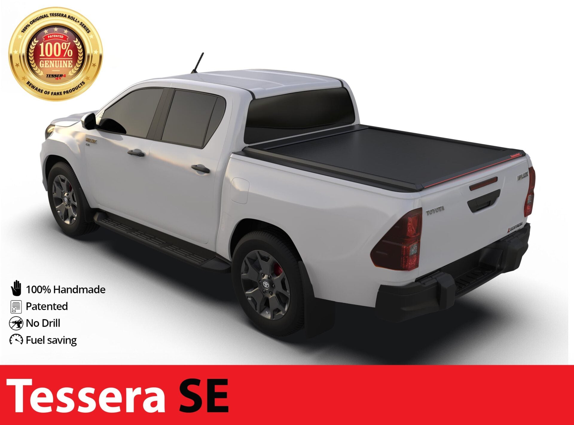 Laderaumabdeckung Tessera SE für Toyota Hilux Revo 2016+ D/C TESS 1516 SE black matt