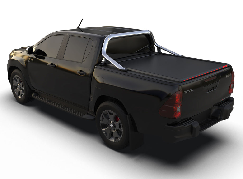 Laderaumabdeckung Tessera SE für Toyota Hilux Revo 2016+ mit OEM Überrollbügel D/C TESS 15161 SE black matt