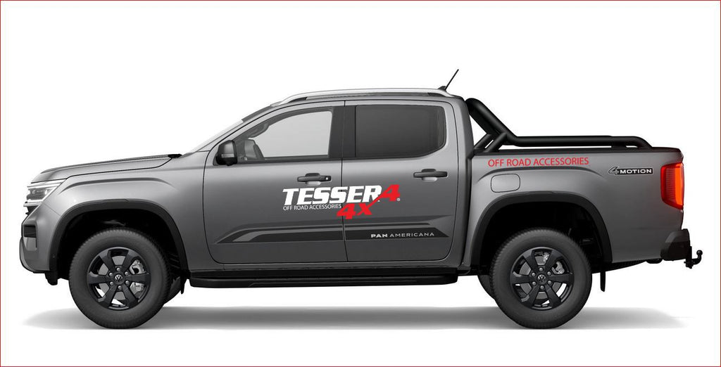 Tessera Roll+ Laderaumabdeckung "Basic" für Volkswagen Amarok PanAmericana 2023+ D/C Double Cab TESS 14012 ROLL black
