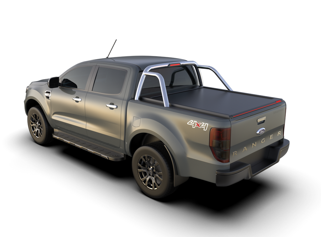 Tessera Roll+ Laderaumabdeckung "Basic" für FORD Ranger LIMITED D/C ab 11/2012+ & 2016+& 2020+ TESS 1406 ROLL black matt