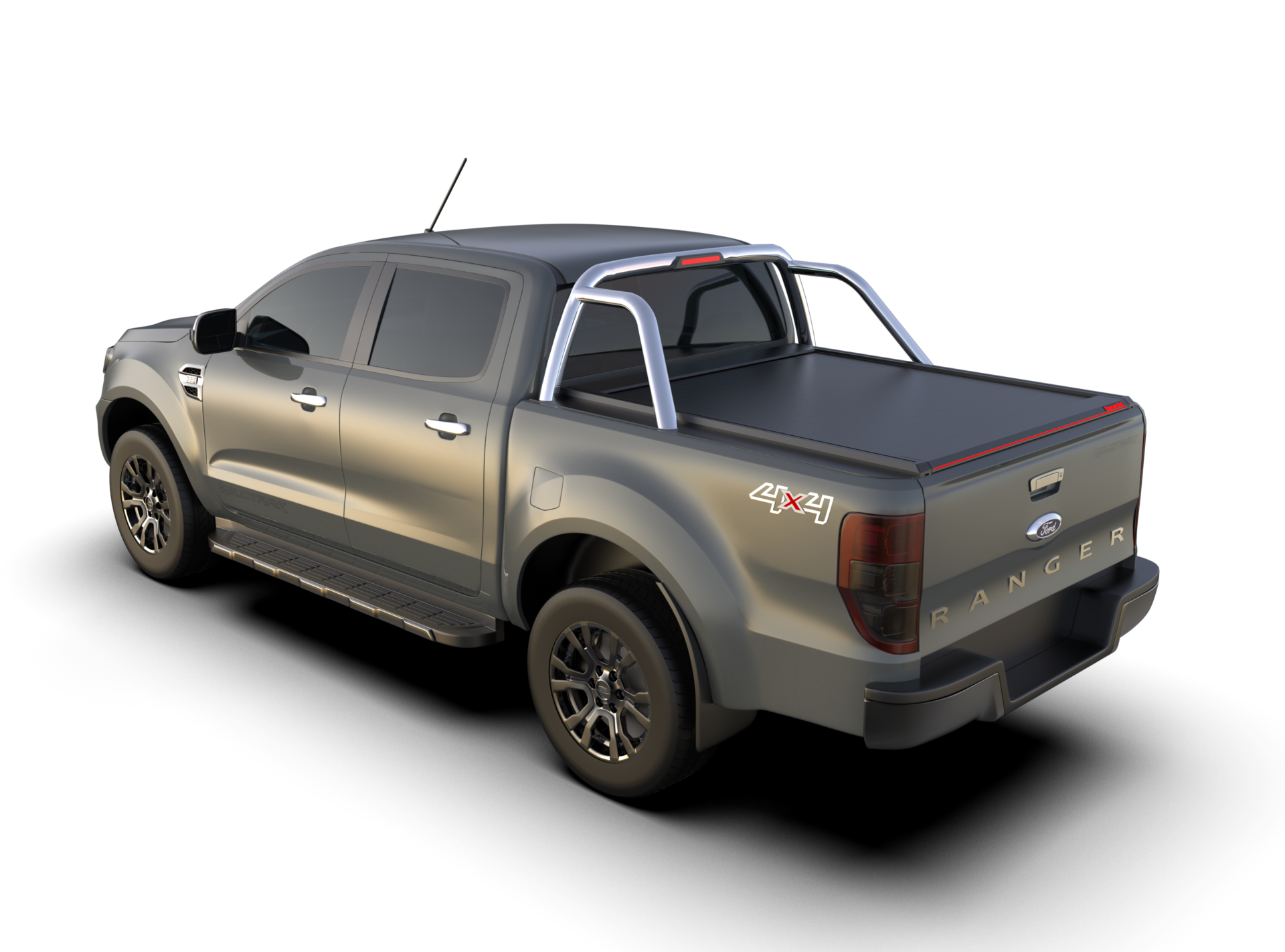 Tessera Roll+ Laderaumabdeckung "Basic" für FORD Ranger LIMITED D/C ab 11/2012+ & 2016+& 2020+ TESS 1406 ROLL black matt