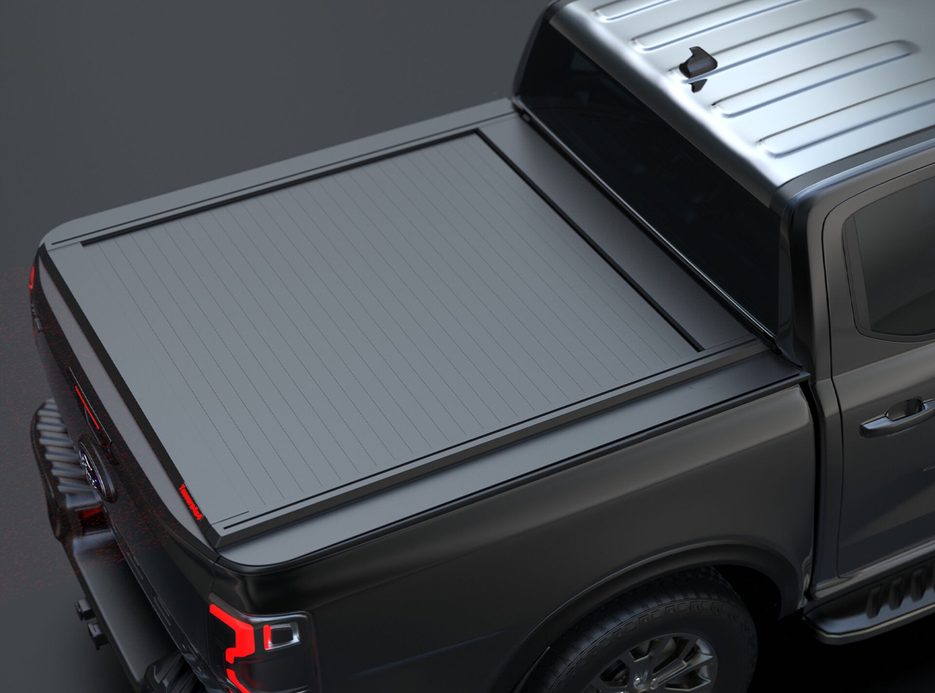 Tessera Roll+ Laderaumabdeckung "Basic" für FORD Ranger XL/XLT D/C ab 2012+ & 2016+ & 2020+ TESS 1406 ROLL black matt