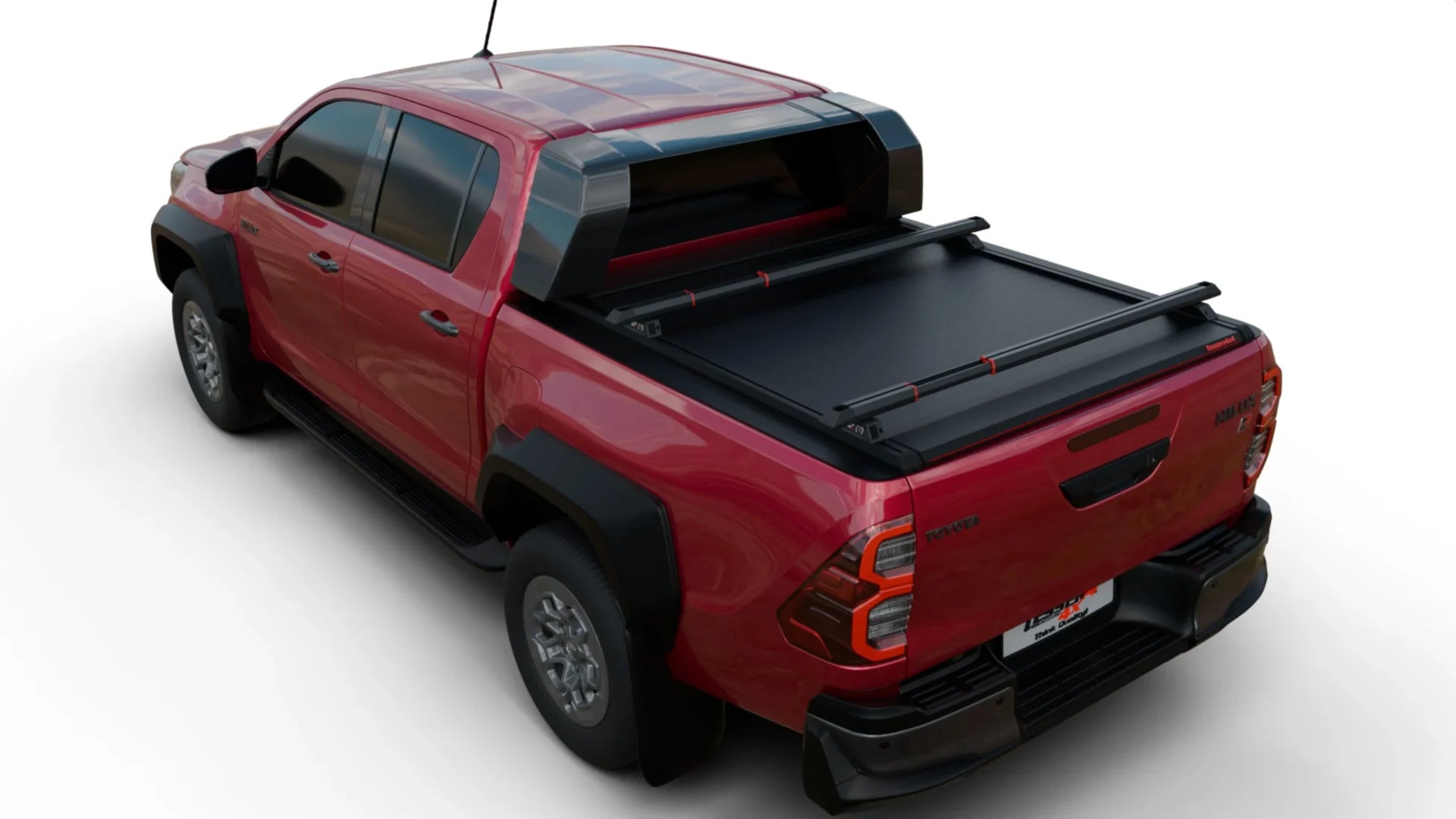 Laderaumabdeckung Tessera SE für Toyota Hilux Revo GR II 2025+ mit OEM Überrollbügel TESS 15162 SE black matt