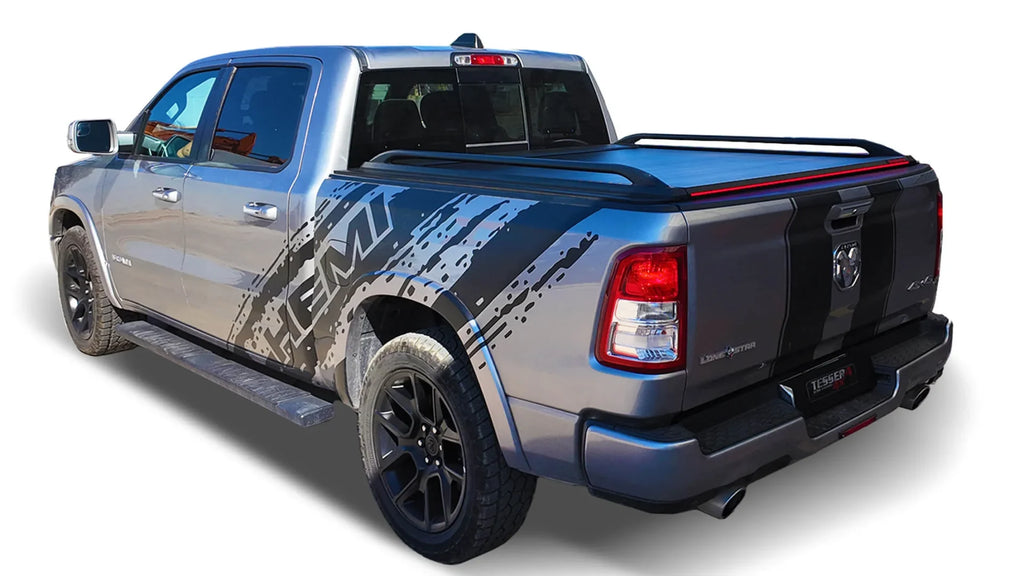 Tessera Roll+ Laderaumabdeckung "Basic" für Dodge Ram 1500 2009-2018 long bed TESS 1453 ROLL black matt