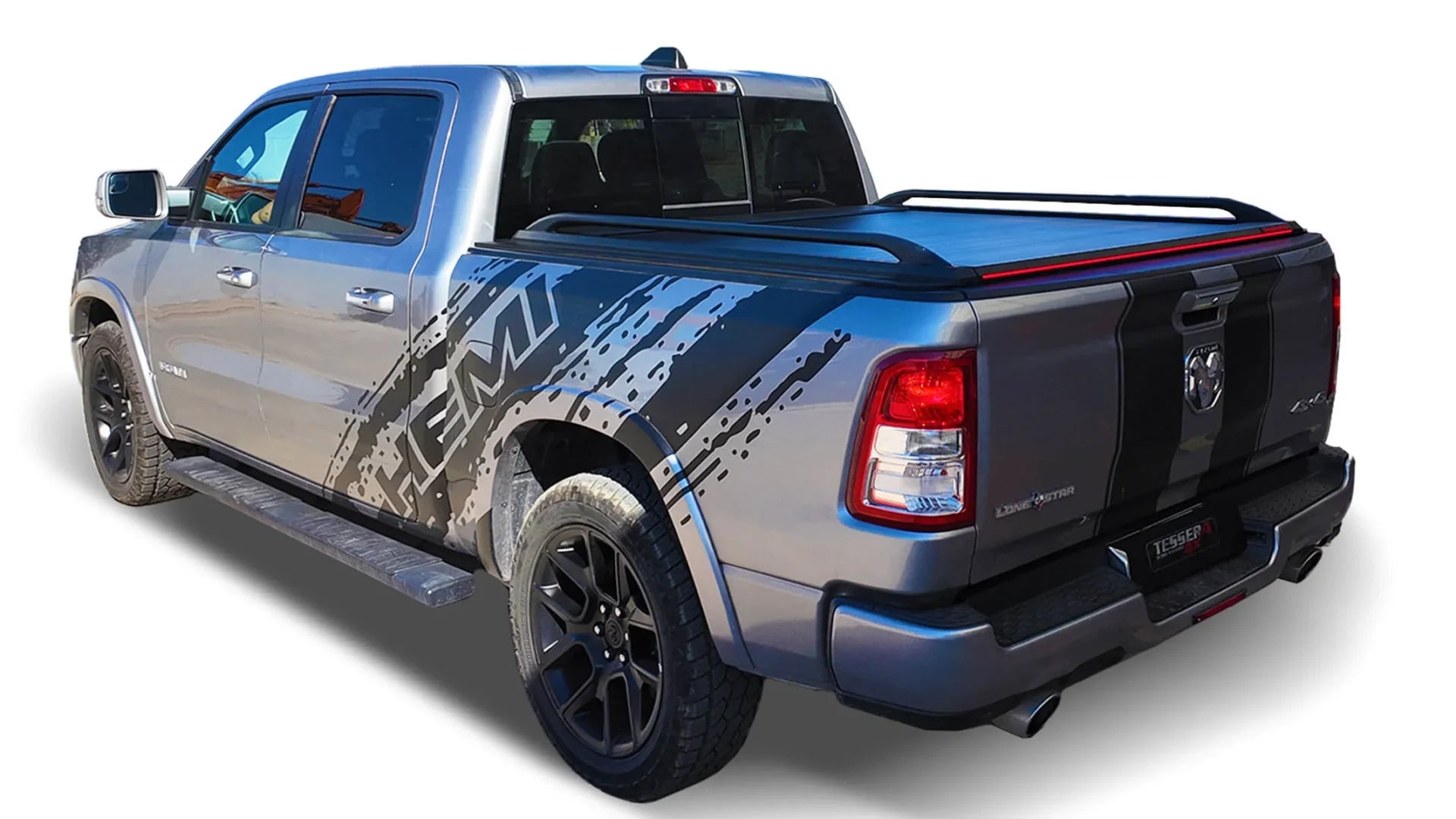 Tessera Roll+ Laderaumabdeckung "Basic" für Dodge Ram 1500 2009-2018 long bed TESS 1453 ROLL black matt