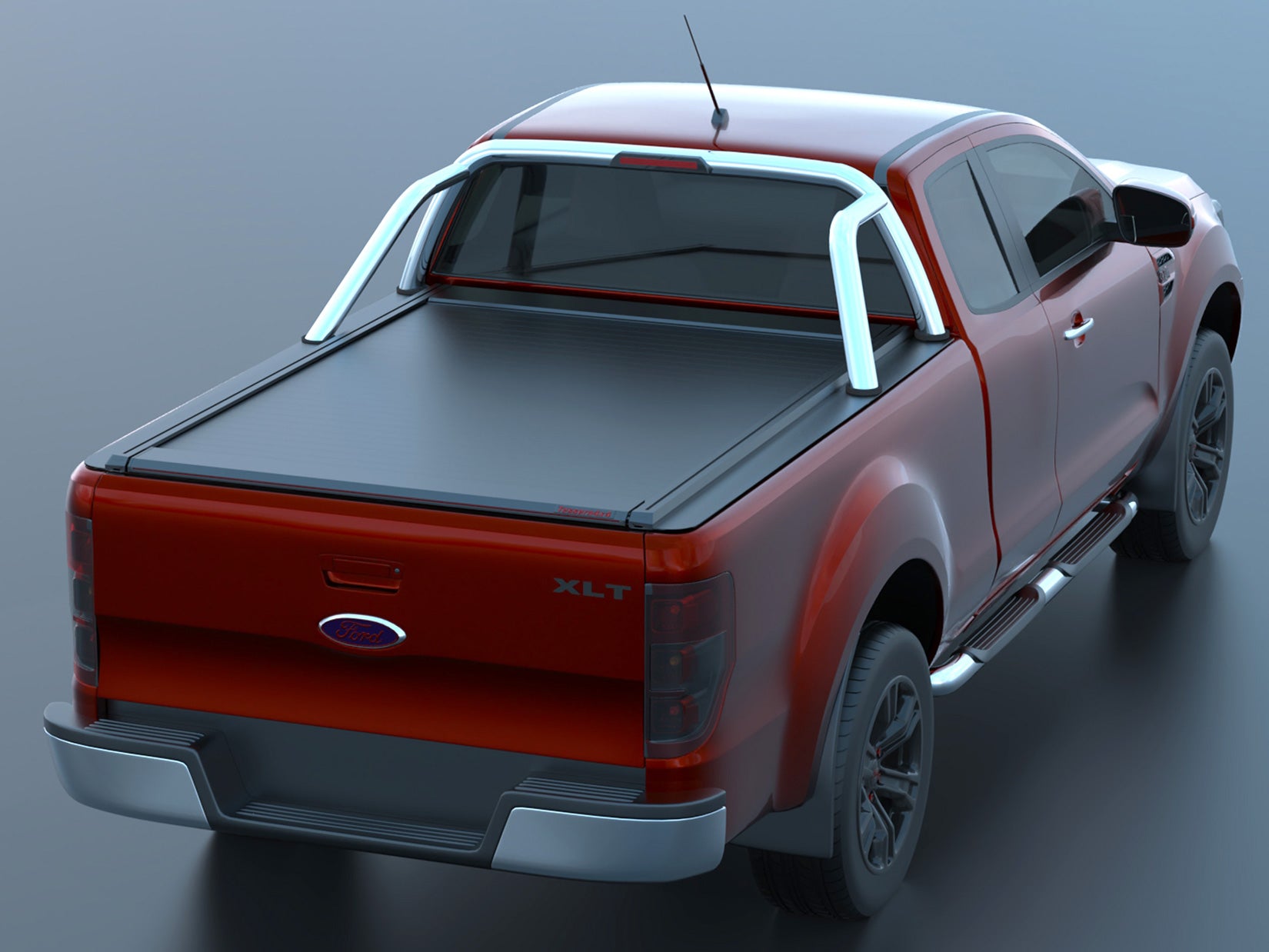 Laderaumabdeckung Tessera SE für Ford Ranger Limited S/C ab 2012+ & 2016+ & 2020+ TESS 1507 SE black matt