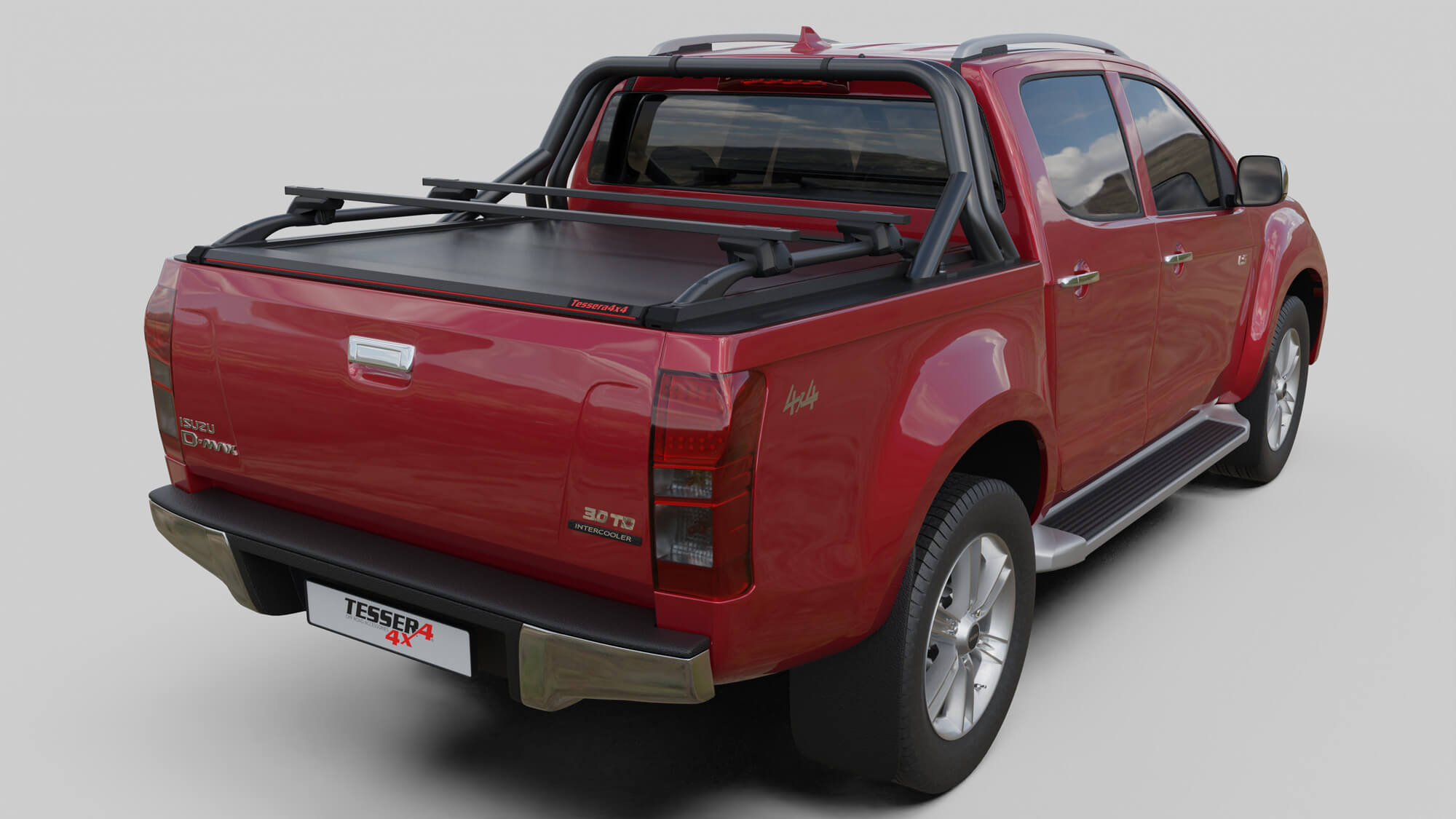 Laderaumabdeckung Tessera SE für ISUZU D-Max 2012-2020 D/C TESS 1504 SE black matt