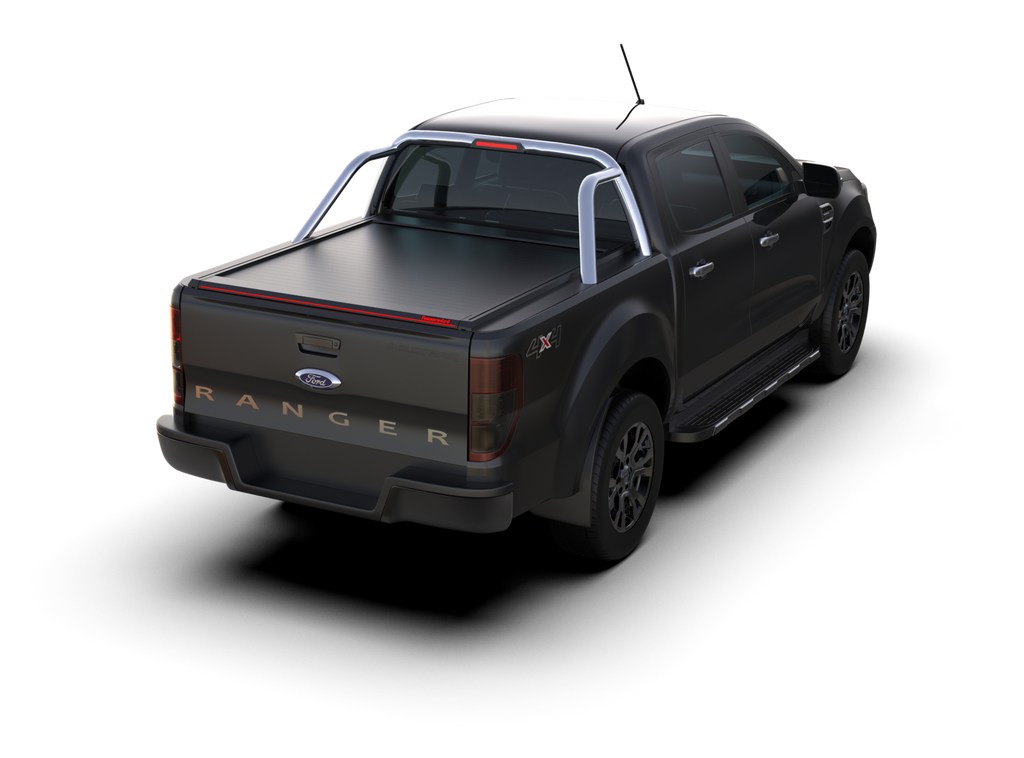 Tessera Roll+ Laderaumabdeckung "Basic" für FORD Ranger LIMITED D/C ab 11/2012+ & 2016+& 2020+ TESS 1406 ROLL black matt