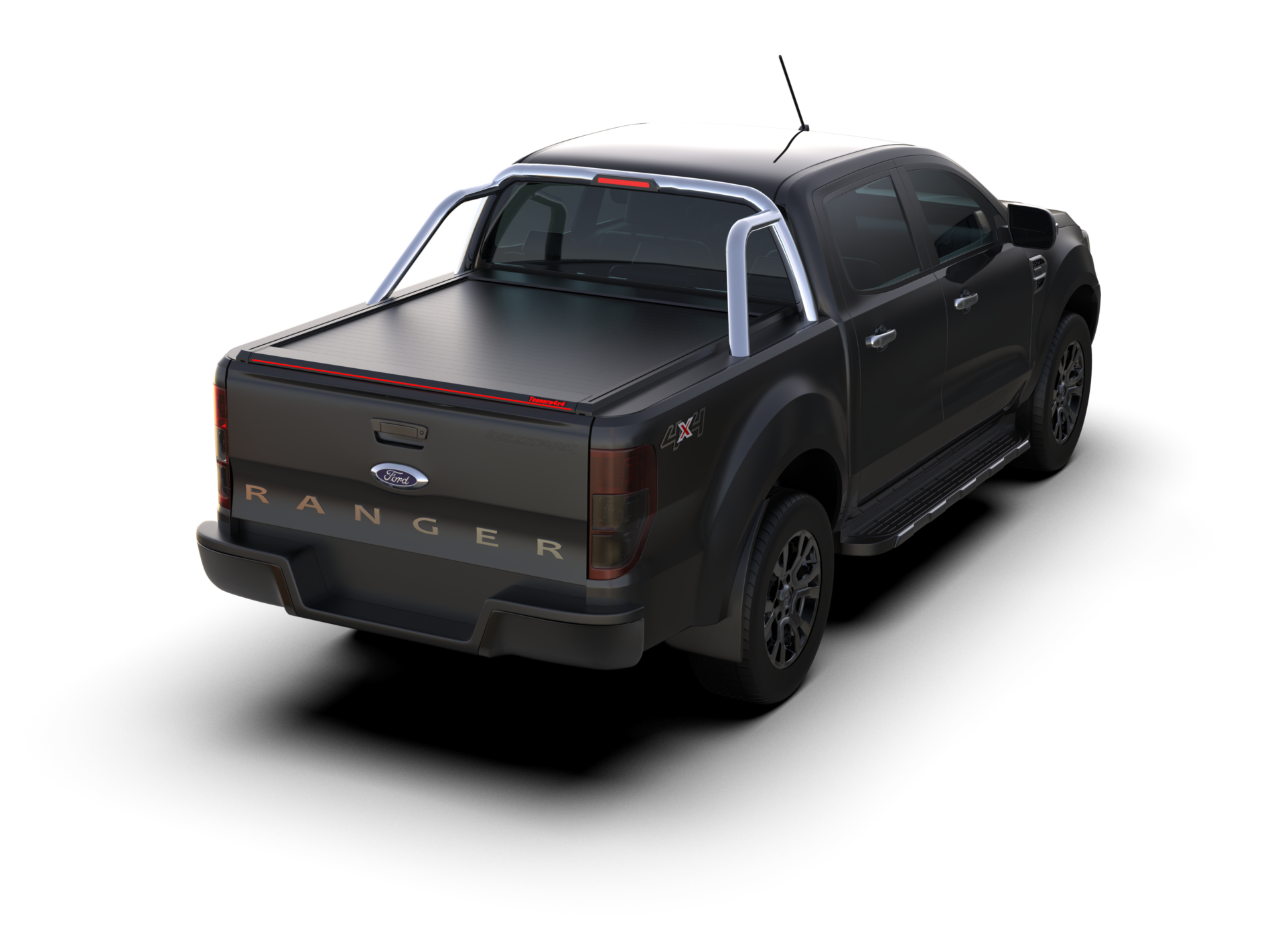 Tessera Roll+ Laderaumabdeckung "Basic" für FORD Ranger LIMITED D/C ab 11/2012+ & 2016+& 2020+ TESS 1406 ROLL black matt