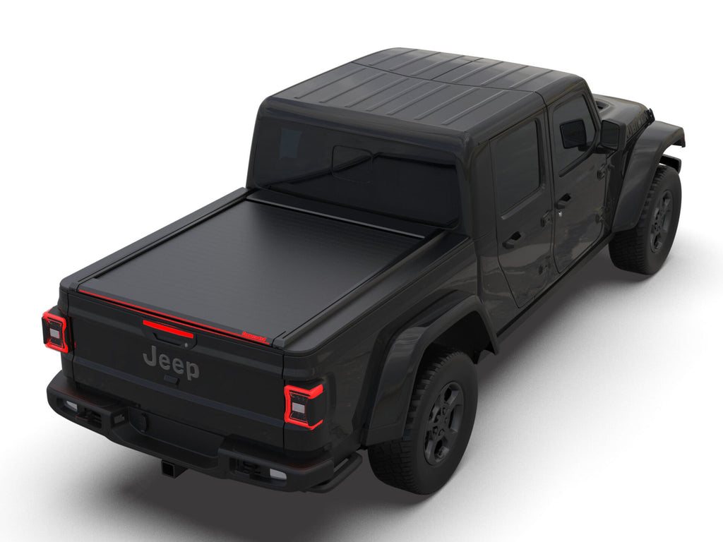 Tessera Roll+ Laderaumabdeckung "Basic" für Jeep Gladiator D/C Double Cab 2020+ TESS 1422 ROLL black matt