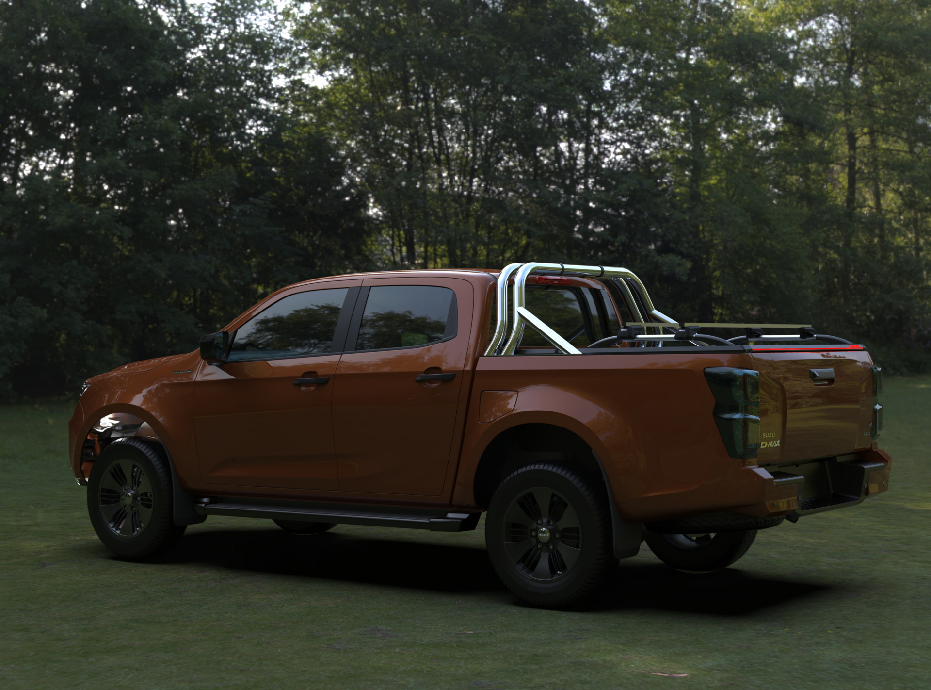 Tessera Roll+ Laderaumabdeckung "Basic" für ISUZU D-Max S/C EXTRAKABINE 2021+ TESS 14051 ROLL black matt