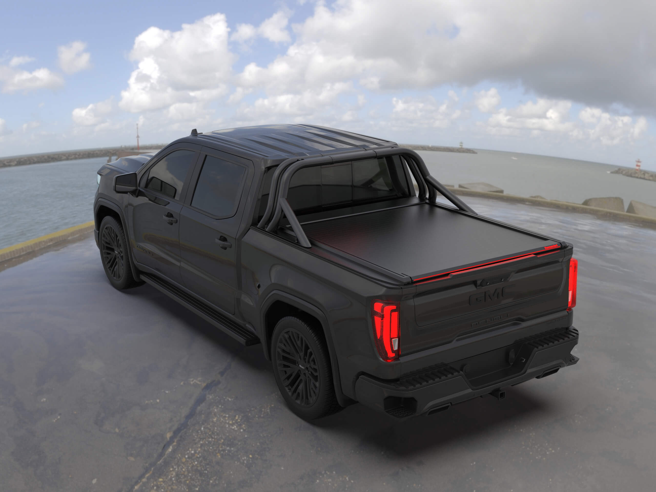 Tessera Roll+ Laderaumabdeckung "Basic" für GMC Sierra 1500 2019+ 5.8 feet TESS 1425 ROLL black matt