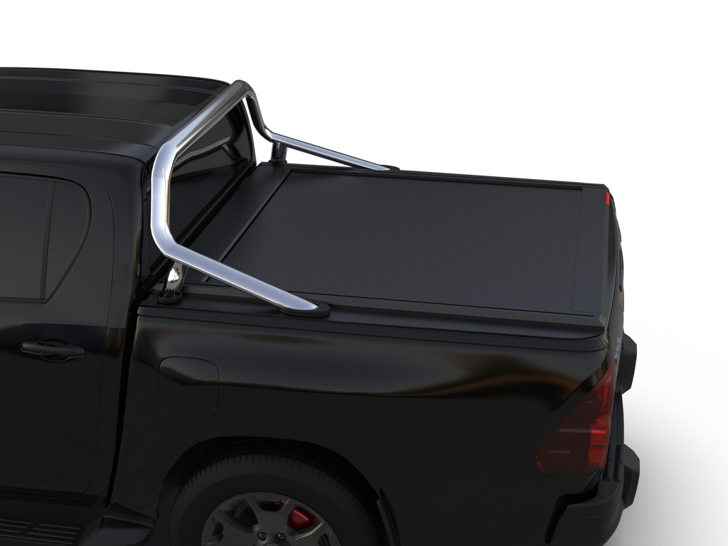 Tessera Roll+ Laderaumabdeckung "Basic" für Toyota Hilux Revo 2016+ mit OEM Überrolbügel D/C TESS 14161 ROLL black matt