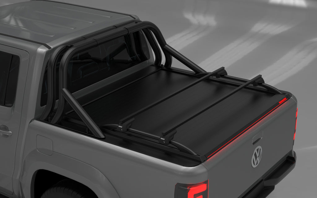 Tessera Roll+ Laderaumabdeckung "Basic" für Volkswagen Amarok 2023+ D/C Double Cab TESS 14011 ROLL black matt