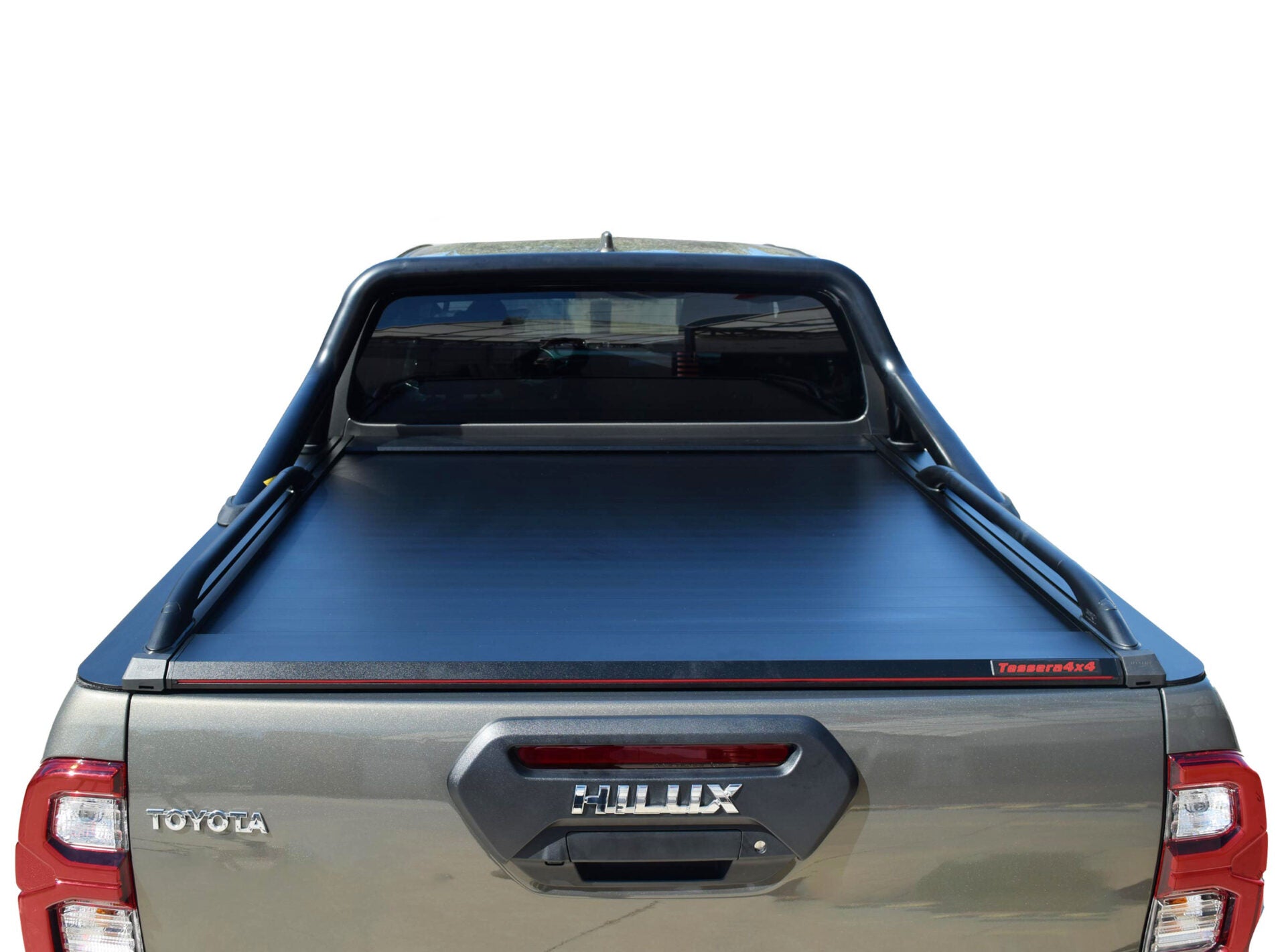Laderaumabdeckung Tessera SE für Toyota Hilux Revo 2016+ mit OEM Überrollbügel D/C TESS 15161 SE black matt