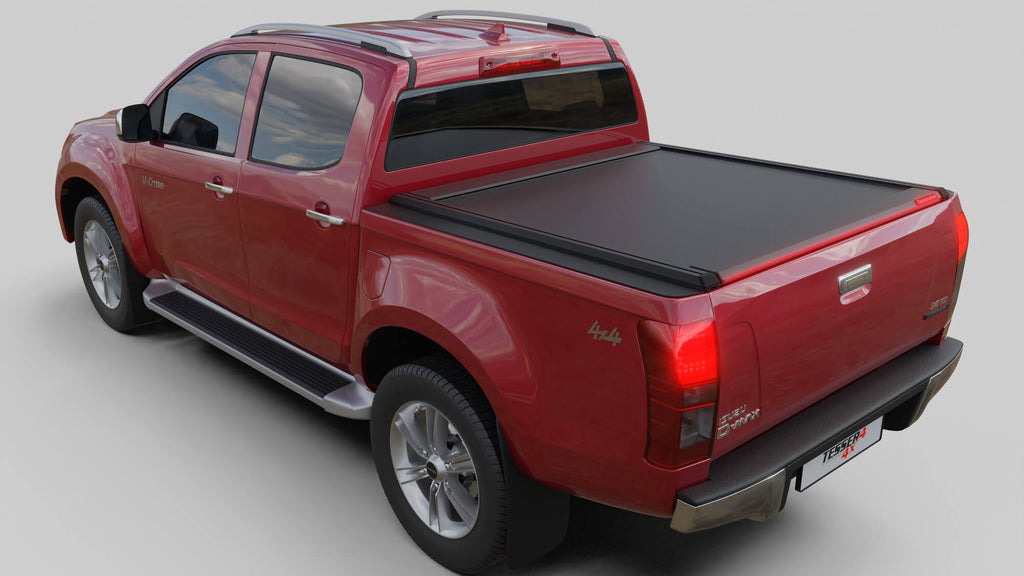 Tessera Roll+ Laderaumabdeckung "Basic" für ISUZU D-Max D/C Double Cab 2012-2020 TESS 1404 ROLL black matt