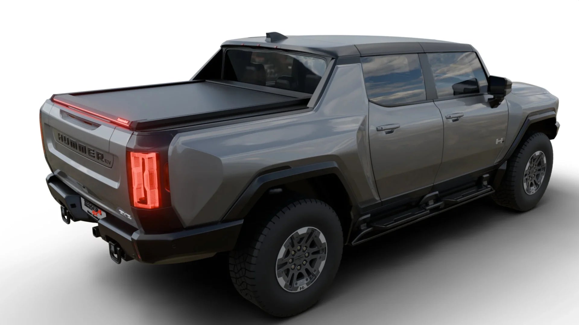 Tessera Roll+ Laderaumabdeckung "Basic" für GMC Hummer EV 2023+ crew cab TESS 1456 ROLL black matt