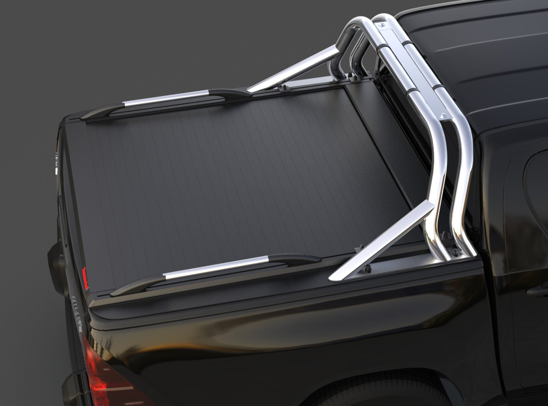 Tessera Roll+ Laderaumabdeckung "Basic" für Toyota Hilux Revo 2016+ S/C EXTRAKABINE TESS 1417 ROLL black matt