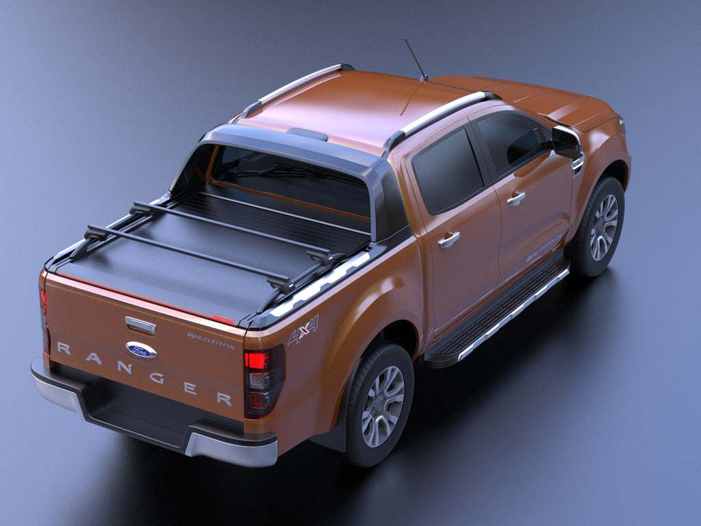 Tessera Roll+ Laderaumabdeckung "Basic" für FORD Ranger WILDTRAK D/C ab 11/2012+ & 2016+& 2020+ TESS 1408 ROLL black matt