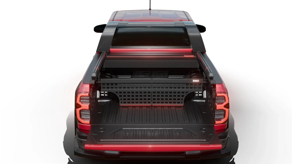 Laderaumabdeckung Tessera SE für Toyota Hilux Revo GR II 2025+ mit OEM Überrollbügel TESS 15162 SE black matt