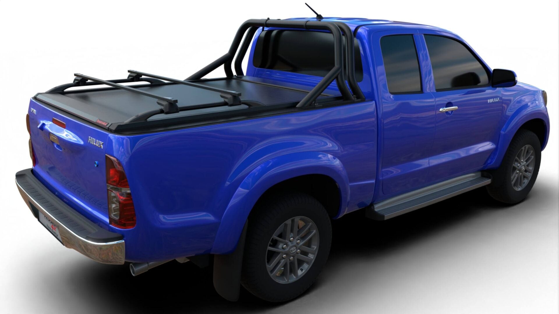 Laderaumabdeckung Tessera SE für Toyota Hilux (Vigo) '03-2005->'06-2016 S/C TESS 1503 SE black matt