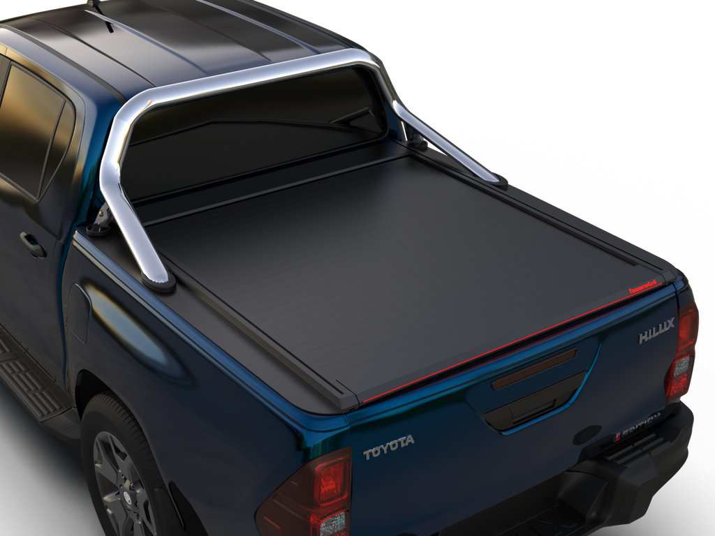 Tessera Roll+ Laderaumabdeckung "Basic" für Toyota Hilux Revo 2016+ mit OEM Überrolbügel D/C TESS 14161 ROLL black matt