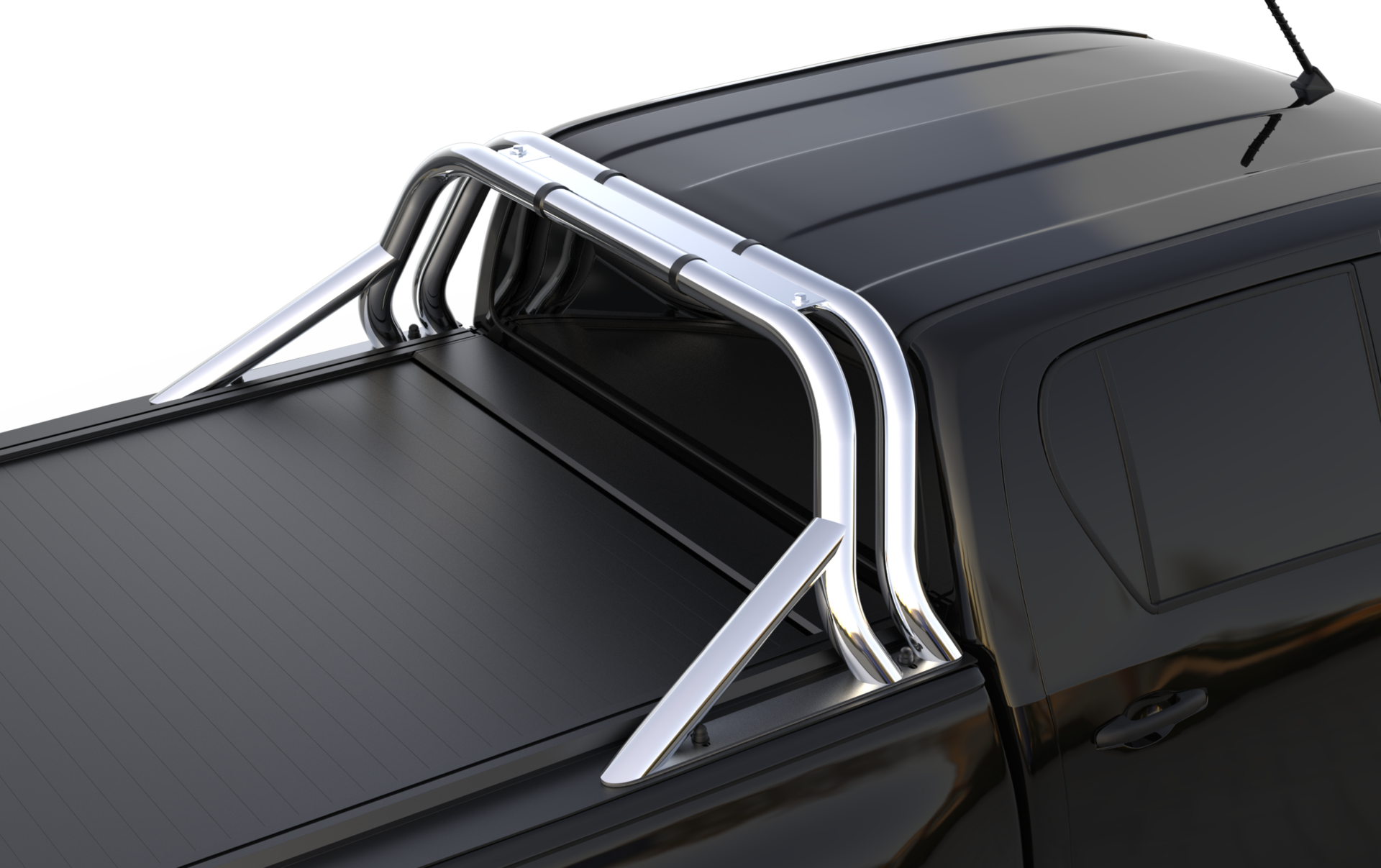 Tessera Roll+ Laderaumabdeckung "Basic" für Toyota Hilux Revo 2016+ TESS 1416 ROLL black matt