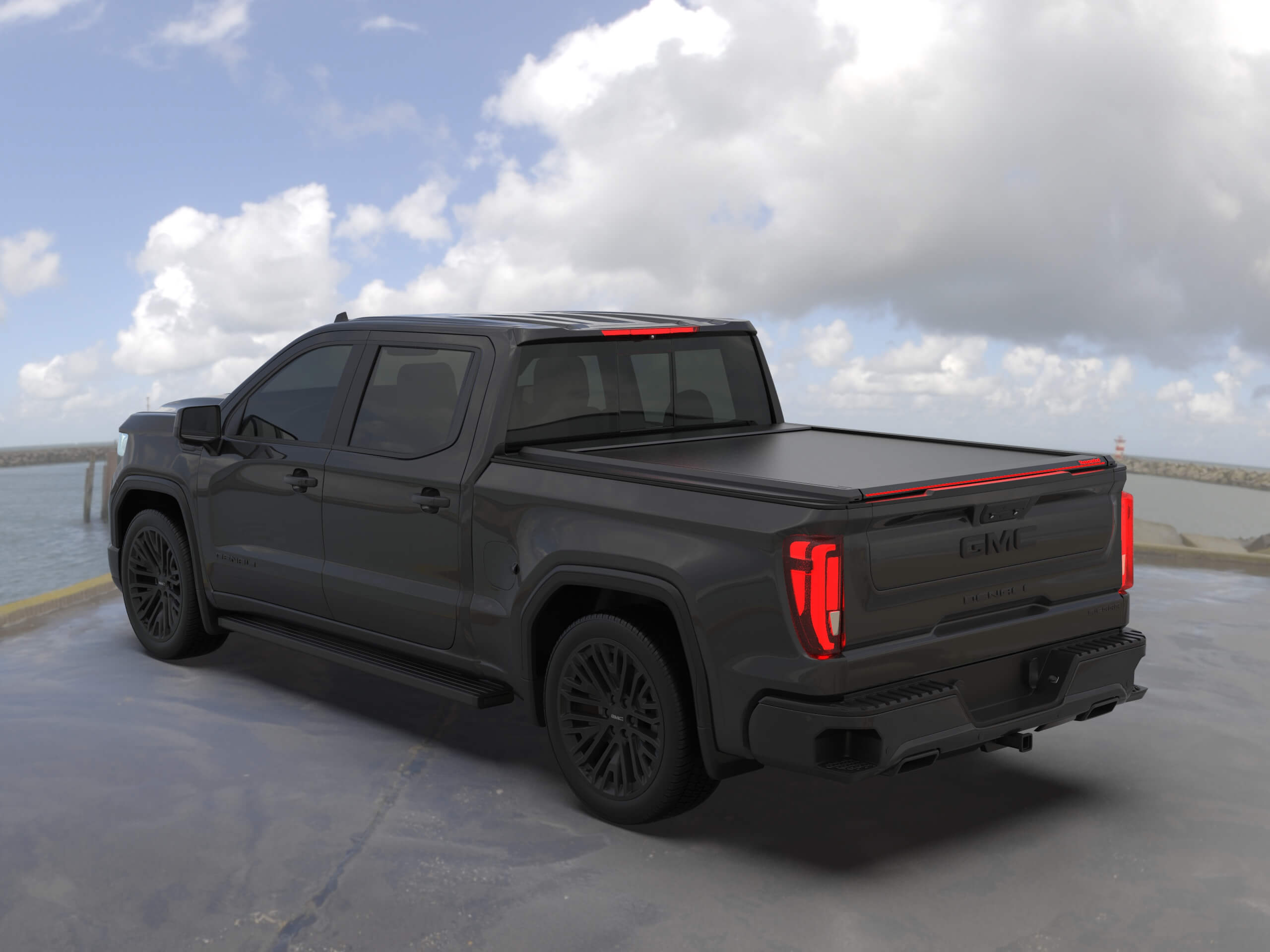 Tessera Roll+ Laderaumabdeckung "Basic" für GMC Sierra 1500 2019+ 5.8 feet TESS 1425 ROLL black matt