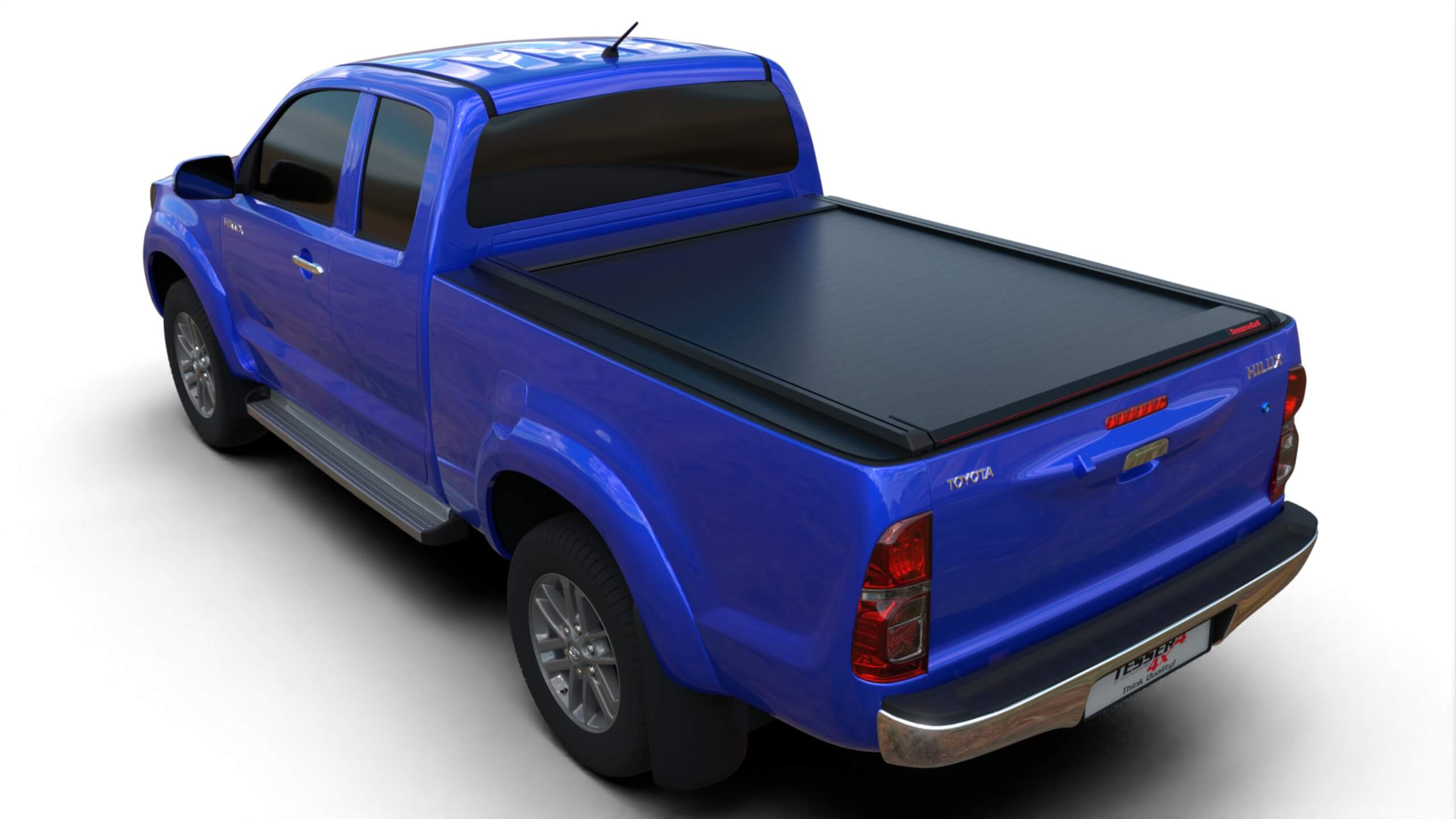 Laderaumabdeckung Tessera SE für Toyota Hilux (Vigo) '03-2005->'06-2016 S/C TESS 1503 SE black matt