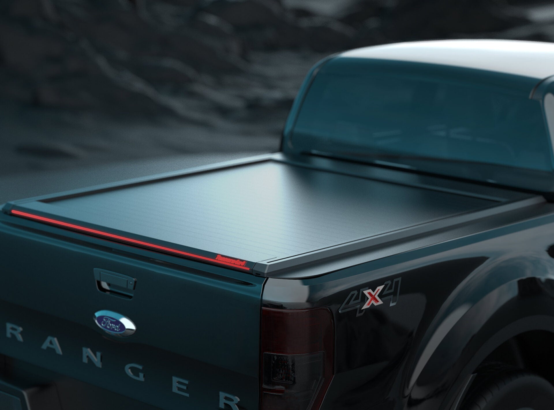 Laderaumabdeckung Tessera SE für Ford Ranger XL/XLT S/C ab 2012+ & 2016+ & 2020+ TESS 1507 SE black matt