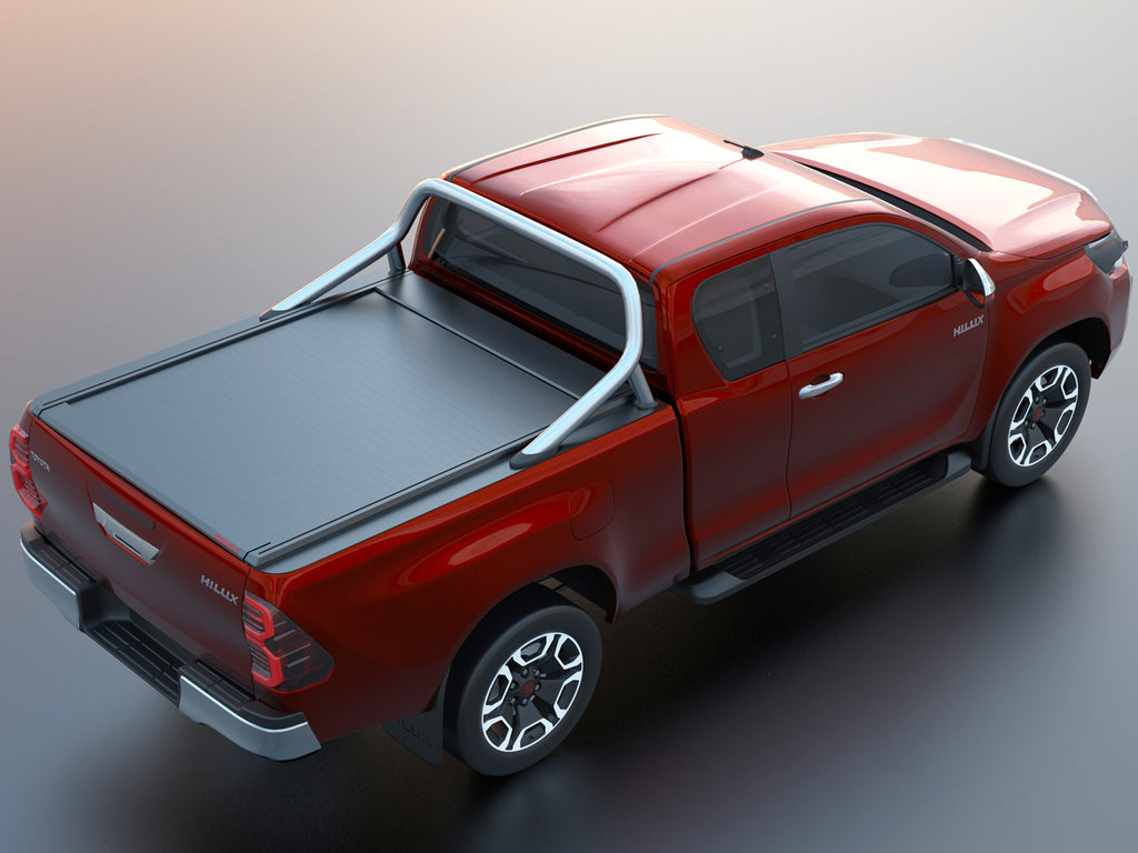 Laderaumabdeckung Tessera SE für Toyota Hilux Revo 2016+ mit OEM Überrollbügel S/C TESS 15171 SE black matt