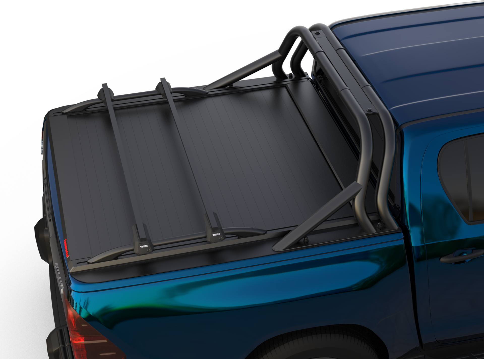Tessera Roll+ Laderaumabdeckung "Basic" für Toyota Hilux Revo 2016+ TESS 1416 ROLL black matt