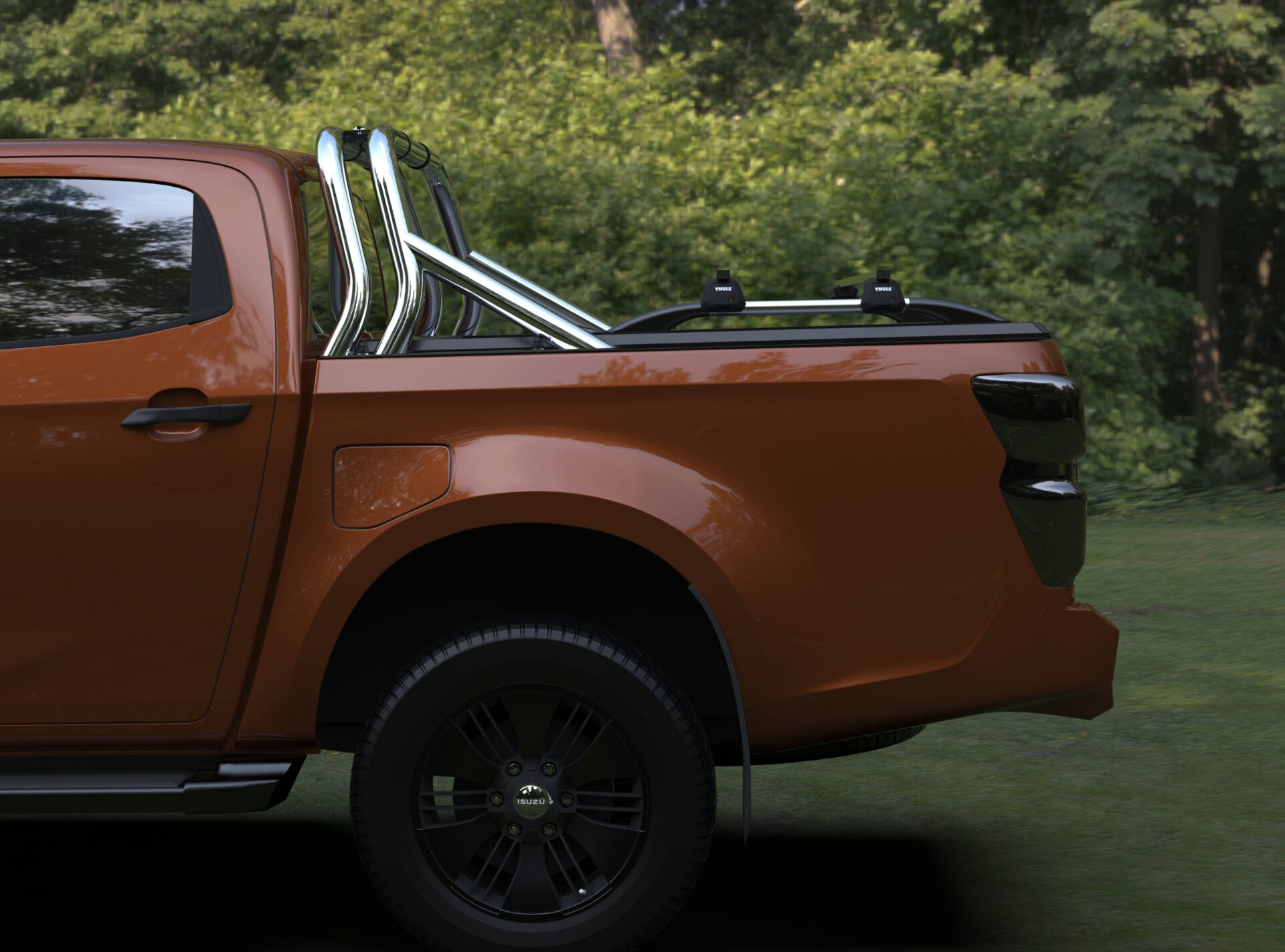 Tessera Roll+ Laderaumabdeckung "Basic" für ISUZU D-Max D/C Double Cab 2021+ TESS 14041 ROLL black matt