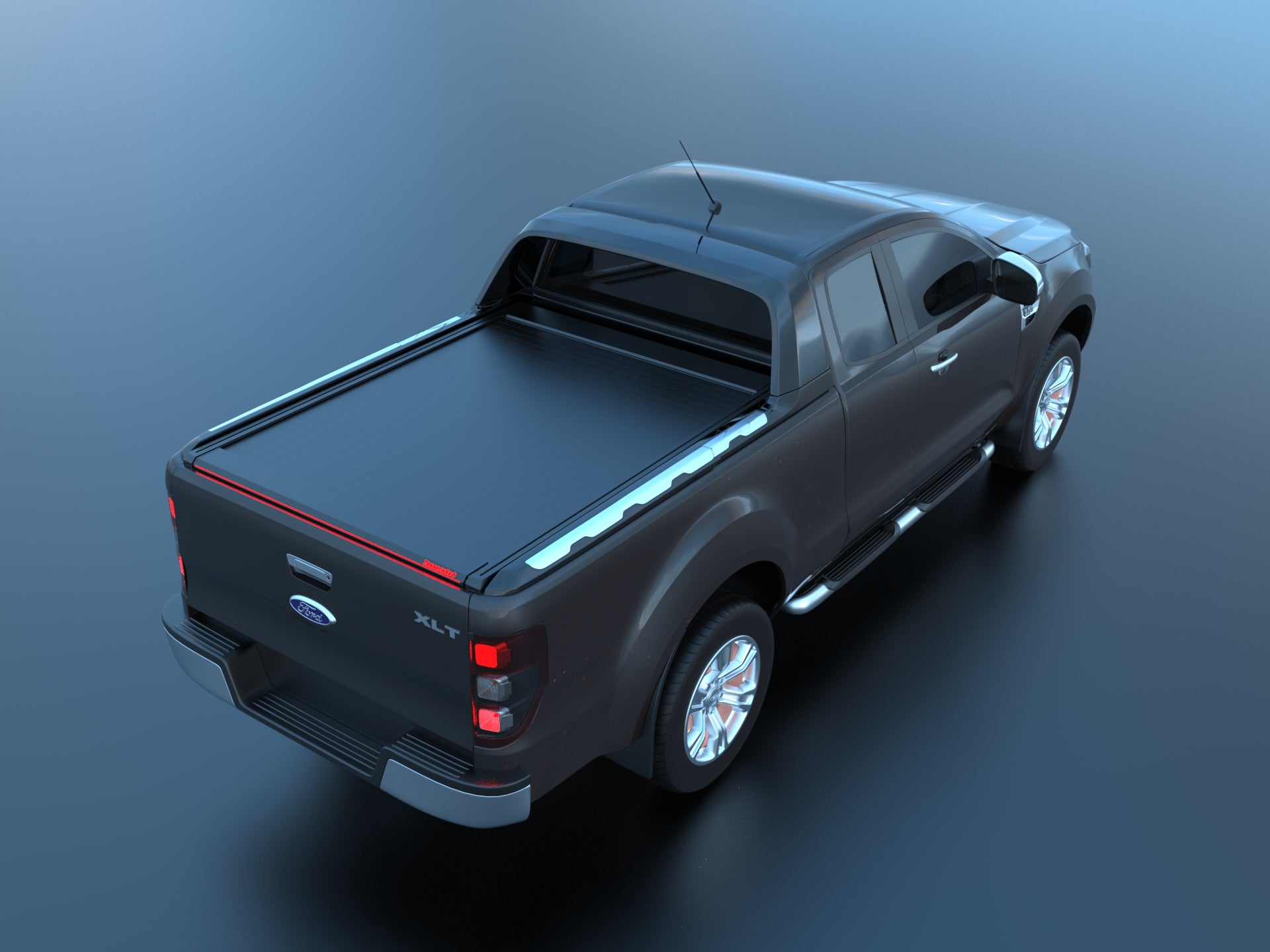 Tessera Roll+ Laderaumabdeckung "Basic" für FORD Ranger WILDTRAK S/C ab 11/2012+ & 2016+& 2020+ TESS 1409 ROLL black matt